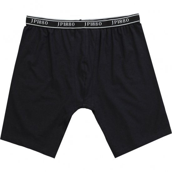 JP1880 Boxers Flexnamic OEKO-TEX Long Black - Undertøj og badetøj - Badetøj og Undertøj i store størrelser 