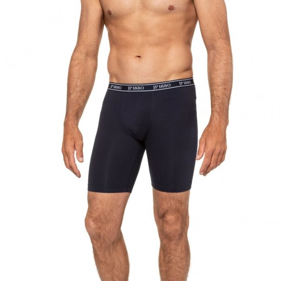 JP1880 Boxers Long OEKO-TEX Flexnamic Navy - Undertøj og badetøj - Badetøj og Undertøj i store størrelser 