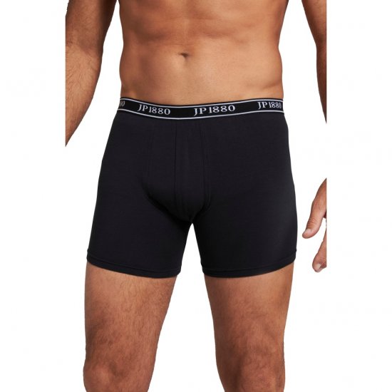 JP1880 Boxershorts FLEXNAMIC Black - Undertøj og badetøj - Badetøj og Undertøj i store størrelser 