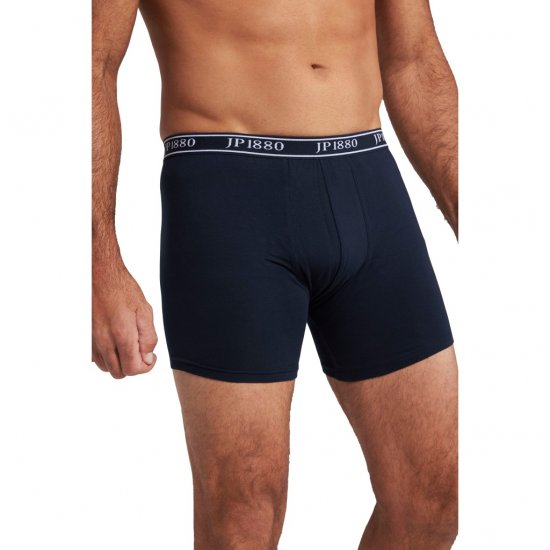 JP1880 Boxershorts FLEXNAMIC 2-Pack Dark Navy - Undertøj og badetøj - Badetøj og Undertøj i store størrelser 