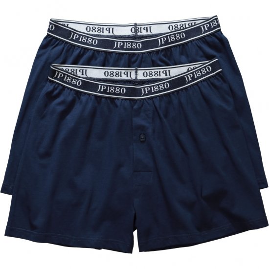 JP1880 Boxershorts FLEXNAMIC 2-Pack Blue - Undertøj og badetøj - Badetøj og Undertøj i store størrelser 