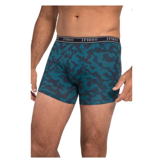 JP1880 Boxershorts Flexnamic OEKO-TEX Mid 2-Pack Blue - Undertøj og badetøj - Badetøj og Undertøj i store størrelser 