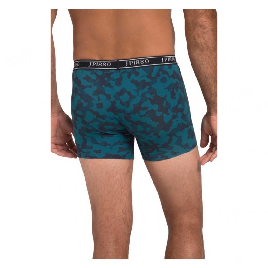 JP1880 Boxershorts Flexnamic OEKO-TEX Mid 2-Pack Blue - Undertøj og badetøj - Badetøj og Undertøj i store størrelser 