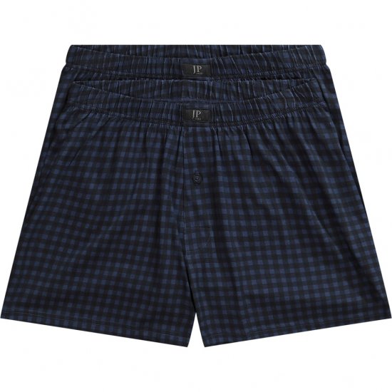JP1880 Boxershorts OEKO-TEX 2-Pack Navy - Undertøj og badetøj - Badetøj og Undertøj i store størrelser 