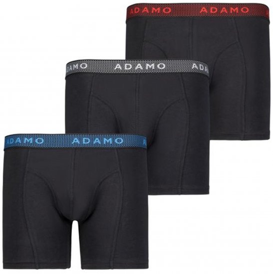 Adamo Jerry Maxi Boxers 703 Black 3-pack - Undertøj og badetøj - Badetøj og Undertøj i store størrelser 