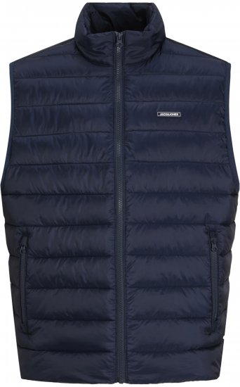 Jack & Jones Louis Light Bodywarmer Puffer Gilet Navy - Veste - Veste i store størrelser