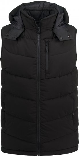JP1880 Quilted Gilet DownTouch Padding Black - Jakker - Jakker i store størrelser, 2XL- 12XL