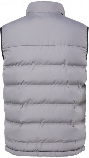 JP1880 Quilted Vest Outdoor Stand-up Collar Grey - Jakker - Jakker i store størrelser, 2XL- 12XL