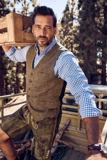 JP1880 Vest Tweed Wool Blend Traditional Light Brown - Festtøj - Festtøj – Fejr stilfuldt og behageligt