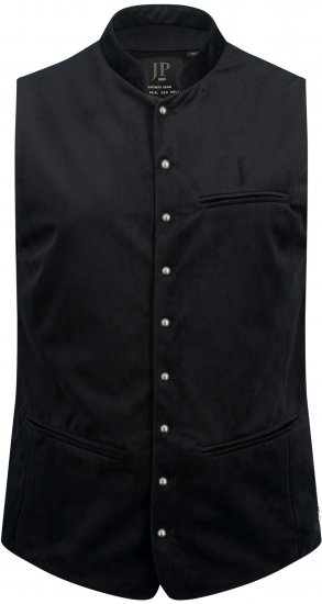 JP1880 Velvet Vest Traditional Black - Festtøj - Festtøj – Fejr stilfuldt og behageligt