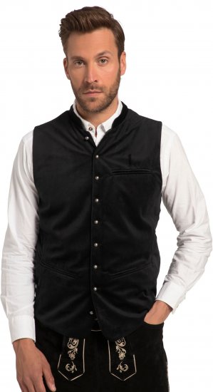 JP1880 Velvet Vest Traditional Black - Festtøj - Festtøj – Fejr stilfuldt og behageligt