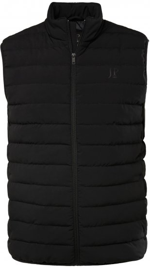 JP1880 Quilted Gilet Stand-Up Collar Black - Jakker - Jakker i store størrelser, 2XL- 12XL