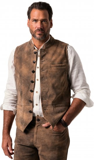 JP1880 Vest Traditional Cowhide Brown - Festtøj - Festtøj – Fejr stilfuldt og behageligt