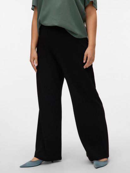 Vero Moda Berlin Zamira Wide Leg Pants Black - Bukser - 