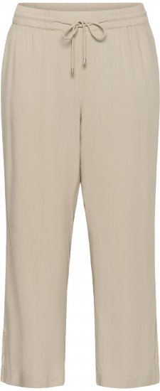 Kaffe Curve Mille Wide Pants Feather Grey - Stofbukser - 