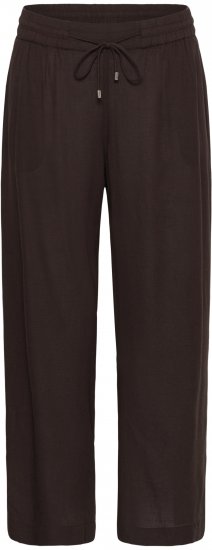 Kaffe Curve Mille Wide Pants Coffee Brown - Stofbukser - 