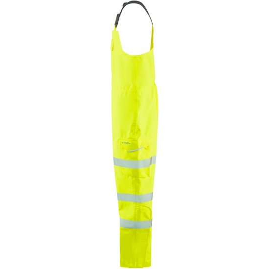 Leo Northam Ecoviz 15K Performance+ Bib & Brace Hi-Vis Yellow - Arbejdstøj - Arbejdstøj i store størrelser
