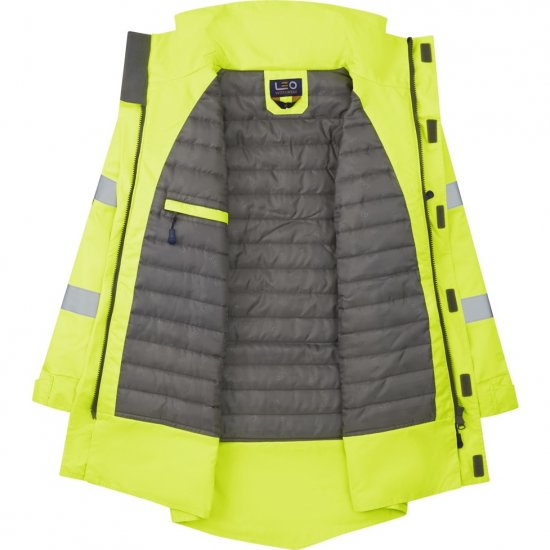 Leo Marwood EcoViz 4K Superior Baffle Lined Anorak - Arbejdstøj - Arbejdstøj i store størrelser