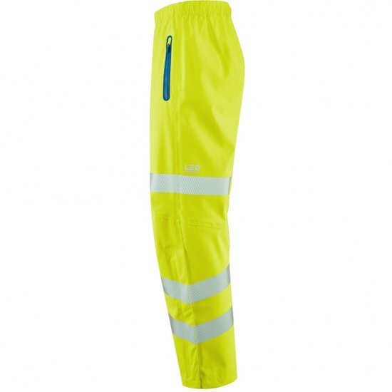 Leo Lundy Ltec 20K High Performance Breathable Waterproof Ov Hi-Vis Yellow - Arbejdstøj - Arbejdstøj i store størrelser