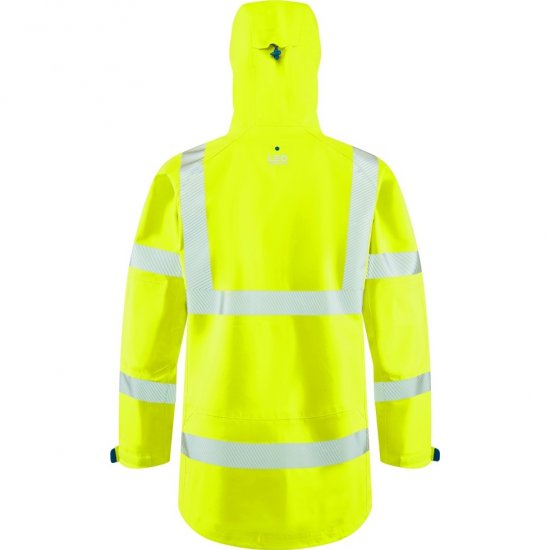 Leo Marisco LTEC 20K High Performance Breathable Waterproof Hi-Vis Yellow - Arbejdstøj - Arbejdstøj i store størrelser