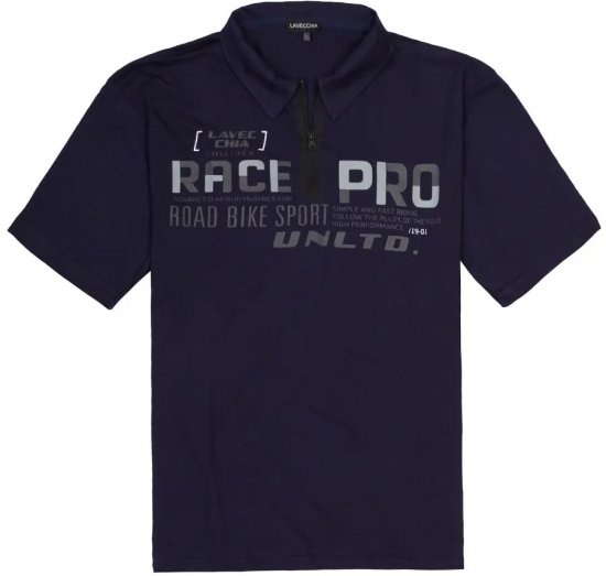 Lavecchia 2030 Polo Shirt Short Sleeve Navy - Polotrøjer - Polotrøjer 2XL-8XL