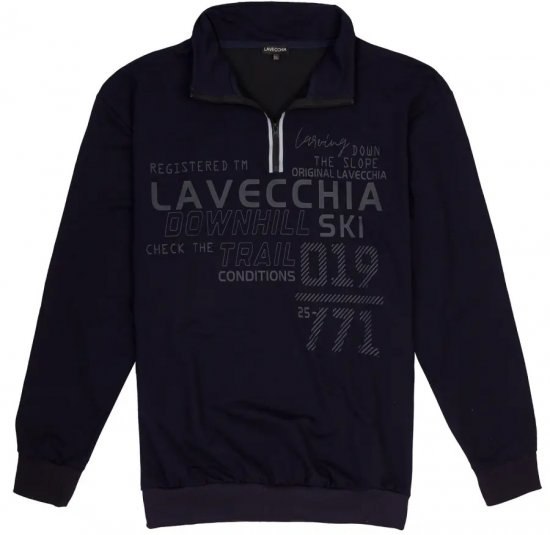 Lavecchia 2029 Sweatshirt Navy - Trøjer og hættetrøjer - Trøjer og Hættetrøjer i store størrelser - 2XL-14XL