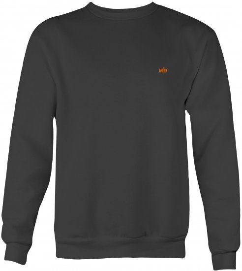 Motley Denim Oslo Sweatshirt Charcoal - Trøjer og hættetrøjer - Trøjer og Hættetrøjer i store størrelser - 2XL-14XL