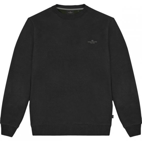 Double Outfitters MTOP-1141 Sweatshirt Sort - Trøjer og hættetrøjer - Trøjer og Hættetrøjer i store størrelser - 2XL-14XL