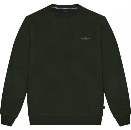 Double Outfitters MTOP-1141 Sweatshirt Mørkegrøn - Trøjer og hættetrøjer - Trøjer og Hættetrøjer i store størrelser - 2XL-14XL