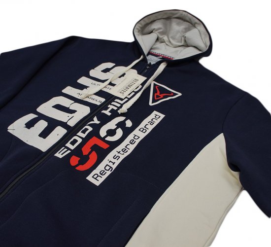 EDDY HILLS EDHS Hoodie Navy - Trøjer og hættetrøjer - Trøjer og Hættetrøjer i store størrelser - 2XL-14XL
