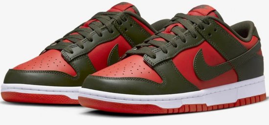 Nike Dunk Low Red Sneakers - Herresko 40-52 - 