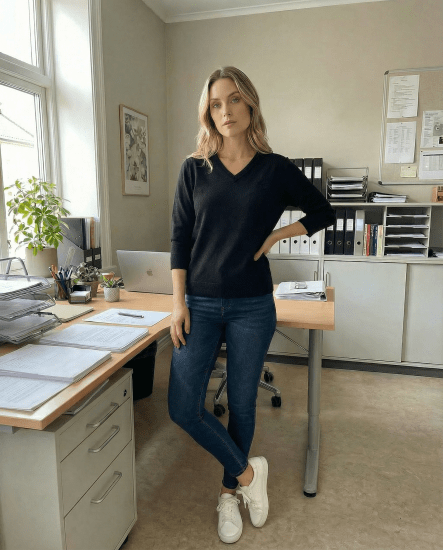 Nora Mikken GELINA Sweater Black - DAMETØJ XS-XXL - 