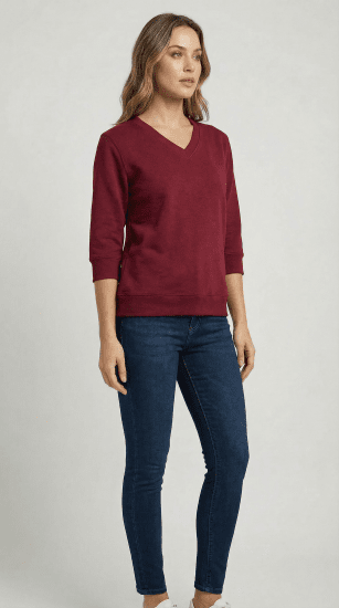Nora Mikken GELINA Sweater Burgundy - DAMETØJ XS-XXL - 
