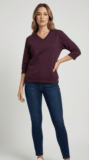 Nora Mikken GELINA Sweater Mauve Wine - DAMETØJ XS-XXL - 