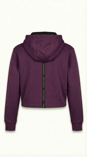 Nora Mikken KAMILLA Cropped Hoodie Mauve Wine - DAMETØJ XS-XXL - 