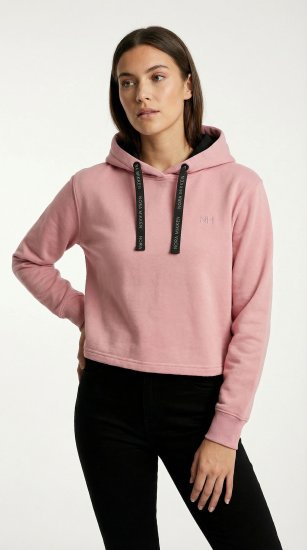 Nora Mikken KAMILLA Cropped Hoodie Peach Whip - DAMETØJ XS-XXL - 