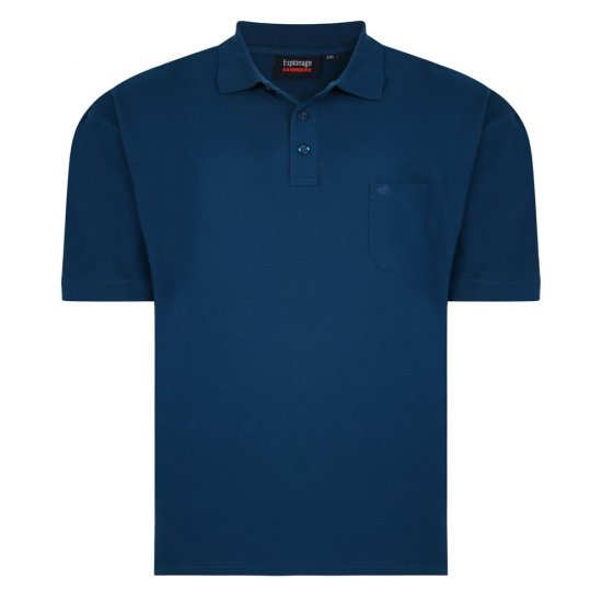 Espionage P074C Kortærmet Poloshirt Mørk Petrol - Polotrøjer - Polotrøjer 2XL-8XL