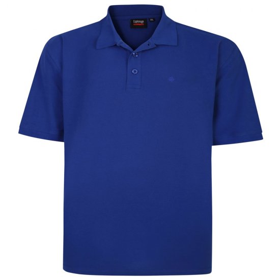 Espionage P074C Kortærmet Poloshirt Kongeblå - Polotrøjer - Polotrøjer 2XL-8XL