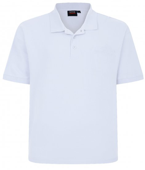 Espionage P074 poloshirt hvid - Polotrøjer - Polotrøjer 2XL-8XL