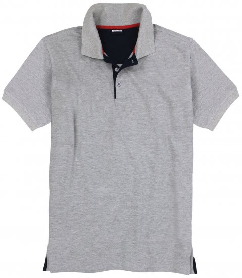 Adamo Pablo Comfort fit Polo Shirt Grey - Polotrøjer - Polotrøjer 2XL-8XL