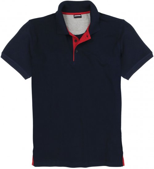 Adamo Pablo Comfort fit Polo Shirt Navy - Polotrøjer - Polotrøjer 2XL-8XL