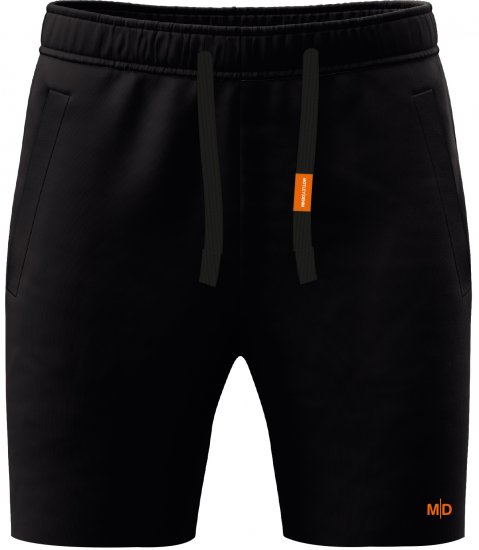Motley Denim Paris Sweatshorts Black - Joggingbukser og shorts - Sweatpants og Sweatshorts 2XL-12XL