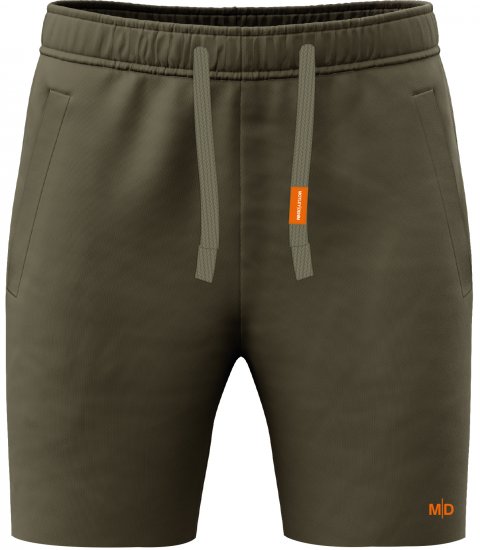 Motley Denim Paris Sweatshorts Dark Khaki - Joggingbukser og shorts - Sweatpants og Sweatshorts 2XL-12XL