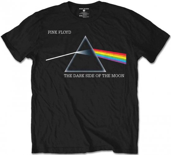 Pink Floyd The Dark Side of The Moon T-shirt Black - T-shirts - T-shirts i store størrelser - 2XL-14XL