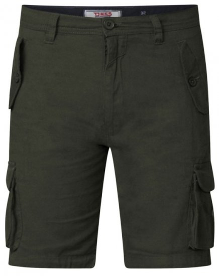 D555 Larry Cargo Shorts Khaki - Shorts - Shorts i store størrelser - W40-W60