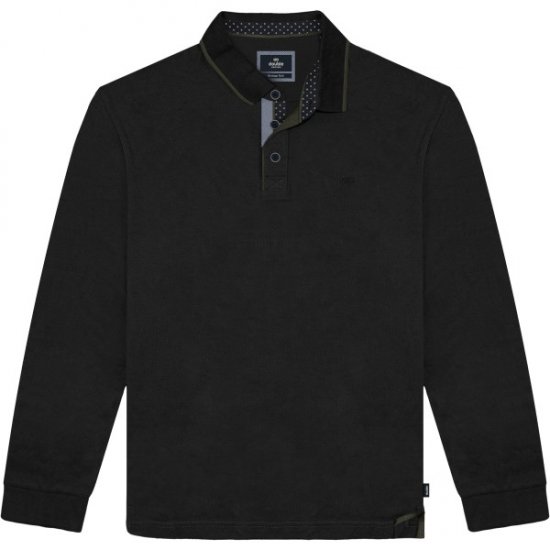Double Outfitters PS-3098 Polo Shirt Print Black - Polotrøjer - Polotrøjer 2XL-8XL