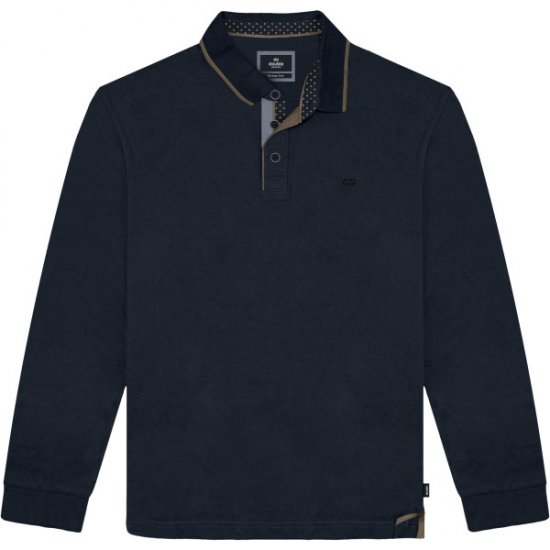 Double Outfitters PS-3098 Polo Shirt Print Navy - Polotrøjer - Polotrøjer 2XL-8XL