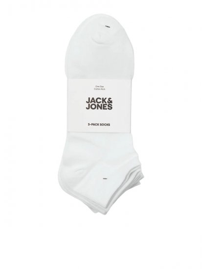 Jack & Jones Louis Strømper Hvid 3-pak - Undertøj og badetøj - Badetøj og Undertøj i store størrelser 