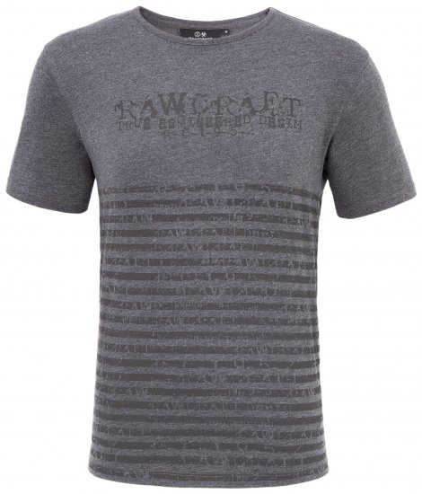 Rawcraft Reeder T-shirt Charcoal - T-shirts - T-shirts i store størrelser - 2XL-14XL