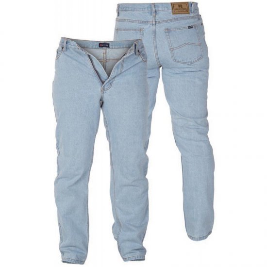 Rockford Comfort Jeans Lyseblå - Jeans og bukser - Herrejeans og bukser i store størrelser W40-W70